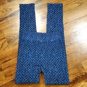 Womens Lucky Brand diamond print leggings size S/M